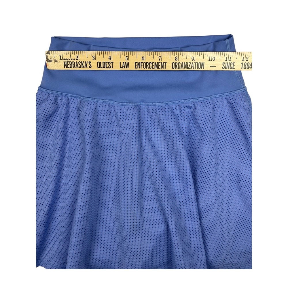 Buffbunny EUC Athletic Skort Women Medium Blue Mesh Tennis Pickleball Golf - Picture 3 of 8